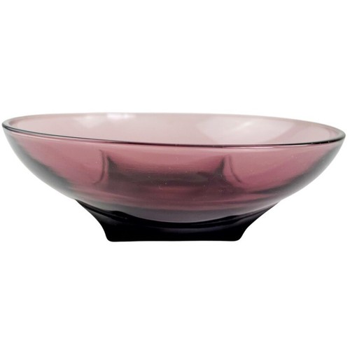 Vintage Hazel Atlas Moroccan Amethyst Salad Serving Bowl Set 7 Mid Century MCM - Picture 16 of 24