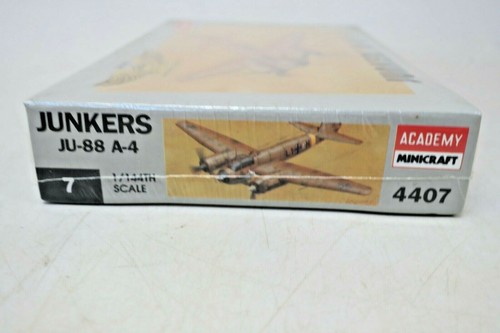 Academy #4407 1/144 Junkers JU-88 A-4 Military Airplane Model Kit - Picture 2 of 2