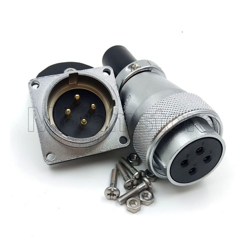 WEIPU WS28 4Pin Panel Mount Aviation Connectors Plug Socket,Industrial Connector - Picture 1 of 7