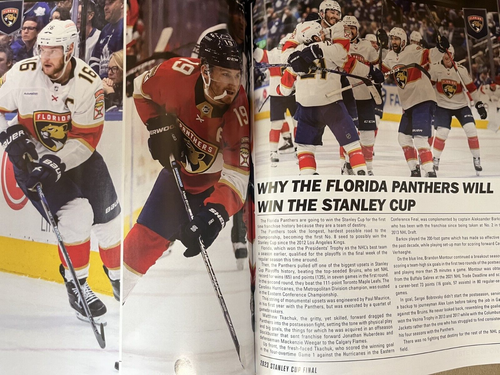 2023 NHL STANLEY CUP FINAL GAME PROGRAM & PATCH GOLDEN KNIGHTS FLORIDA PANTHERS - Picture 5 of 11