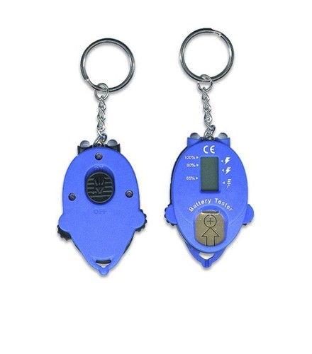 Hearing Aid LCD Screen Battery Tester With Built-In Flashlight Key Chain - Picture 3 of 5