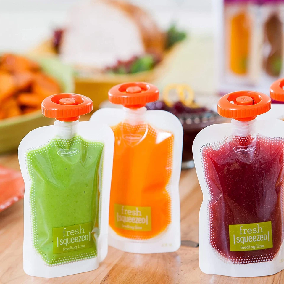 Fruit Maker Dispenser Station Infant Baby Feeding Food Squeeze Station Toddler - image 3 of 4