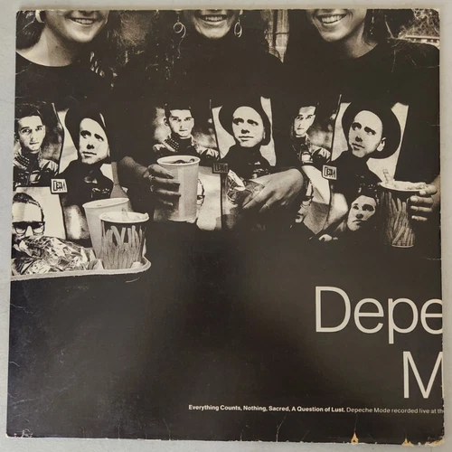 DEPECHE MODE Everything Counts Nothing, Sacred, A Question of Lust VG+/VG