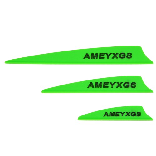 100X Kunststoff Pfeilfedern 2" 3" 4" Vanes Befiederung Bogenschießen Pfeil DIY - Bild 16 von 23