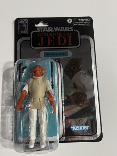 HASBRO Admiral Ackbar STAR WARS BLACK SERIES 40TH  6" ACTION FIGURE NEW - Picture 5 of 12