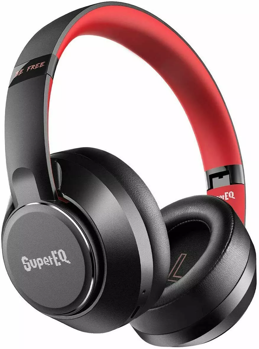 SuperEQ S1 Hybrid Headphones Active Noise Cancelling Headphones Bluetooth  5.0