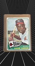 1965 Topps Hank Aaron  Baseball Card  - VG #170