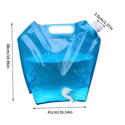 Outdoor Sport Water Carrier storage bag Camping Bucket Portable Folding Hiking - Picture 3 of 13