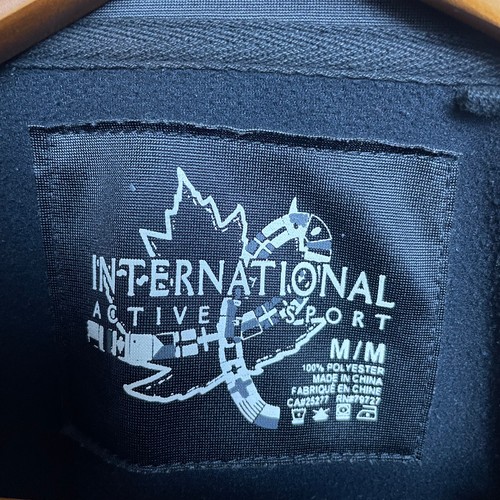 Chaqueta International Active Sport Canada Cremallera Completa Talla M Negra Pista Fútbol - Imagen 7 de 10