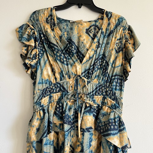 Ulla Johnson Avia Dress in constellation size 12 100% silk C3 - Picture 4 of 8