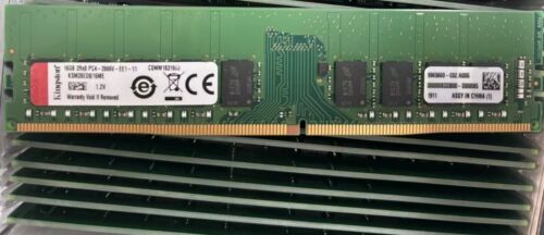 Kingston 16GB ECC UDIMM RAM DDR4 2666MHz 2133MHz 2933MHz 3200MHz 288pin 1.2v - Picture 4 of 5
