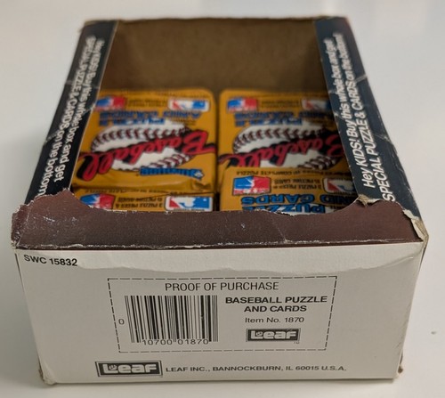1987 Donruss Baseball Partial Wax Box 17 Unopened Sealed Packs - Picture 5 of 10