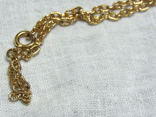 Collar colgante Napier chapado en oro brillante vintage aspecto decorativo excelente - Imagen 5 de 6