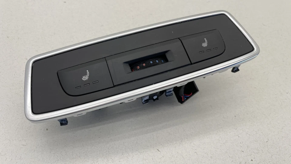 Interruptor de consola trasera Audi 2012-2018 moldura interruptores de asiento térmico OEM #4G0863351A Foto 2 de 4