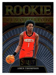 2023 Select #14 Amen Thompson Rookie Revolution Houston Rockets