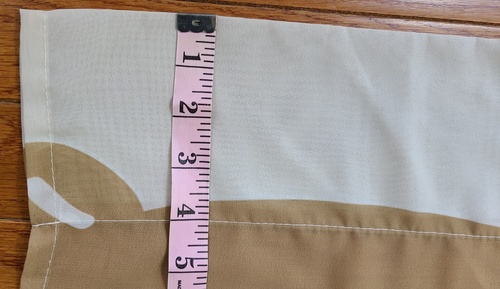 2 Panels Family Curtain Curtains Drape Fabric Forest Critters Beige Background - Picture 7 of 12