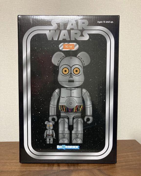 BE@RBRICK BEARBRICK 400% & 100% STARWARS TC-14 MEDICOM TOY BE@RBRICK BEARBRICK 400% & 100% STARWARS TC-14 MEDICOM TOY