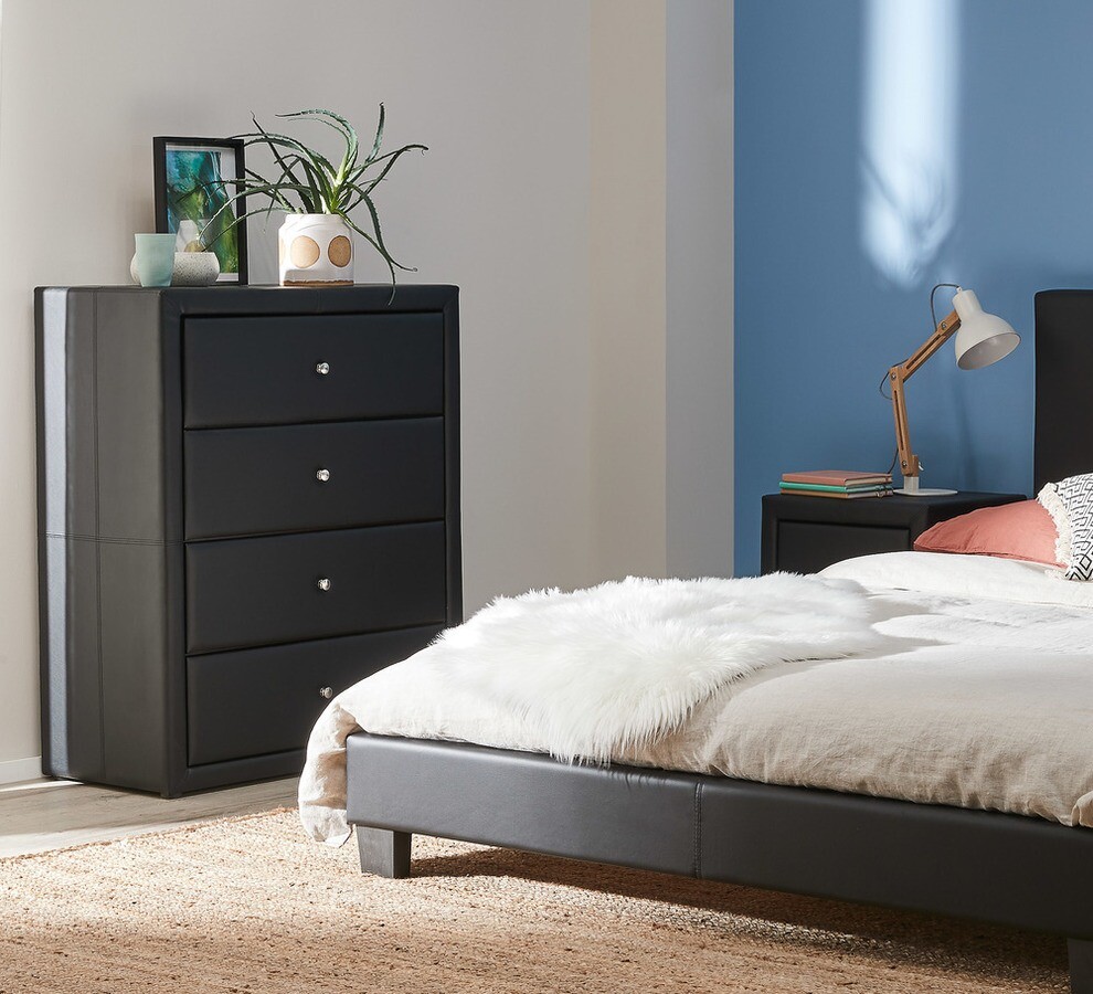 Bondi Tallboy Black By Fantastic Furniture For Sale Online