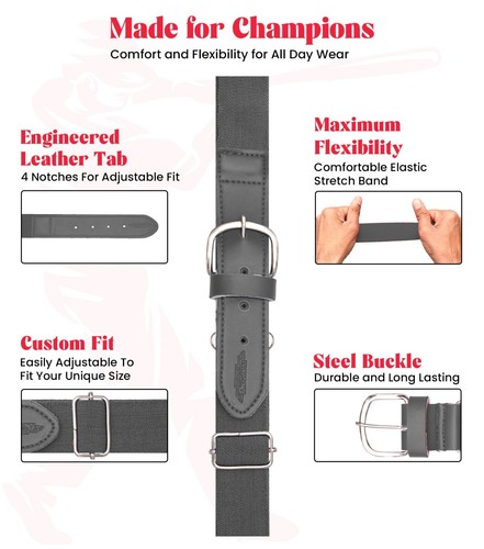 Exxact Sports Baseball/Softball Socks and Belt Combo, Adult & Youth Sizes - Picture 46 of 71
