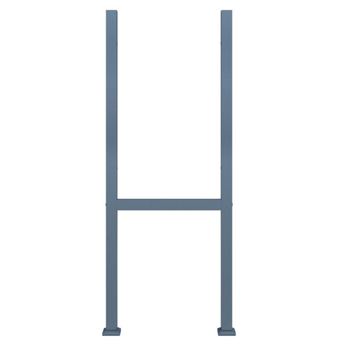 Wiltec Support pour boîte à colis Anthracite Pied boite postale avec 2 montants - Bild 9 von 10