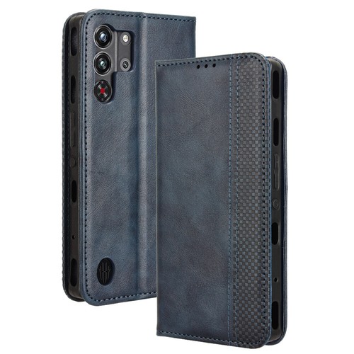 For Nubia Red Magic 10 Pro+, Luxury Retro Flip Leather Matte Wallet Cover Case - Picture 23 of 25