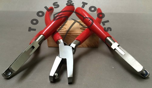 FLACHBACKEN KUGELKOPFGRÜBCHENZANGE 3, 5 & 7 MM SCHMUCKFORMEN BIEGEN NIETEN - Bild 9 von 10