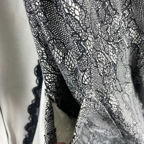 Liz Davenport Women’s Lace Blazer Jacket M Black Sheer Overlay Gothic Formal - Picture 23 of 24