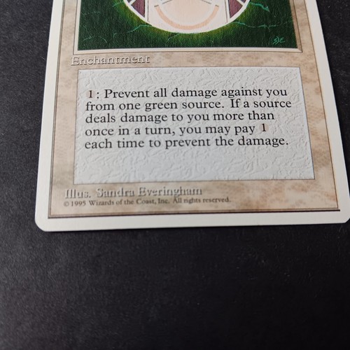 MTG Circolo di Protezione: Verde 4° Edizione Regolare Comune - Foto 2 di 3