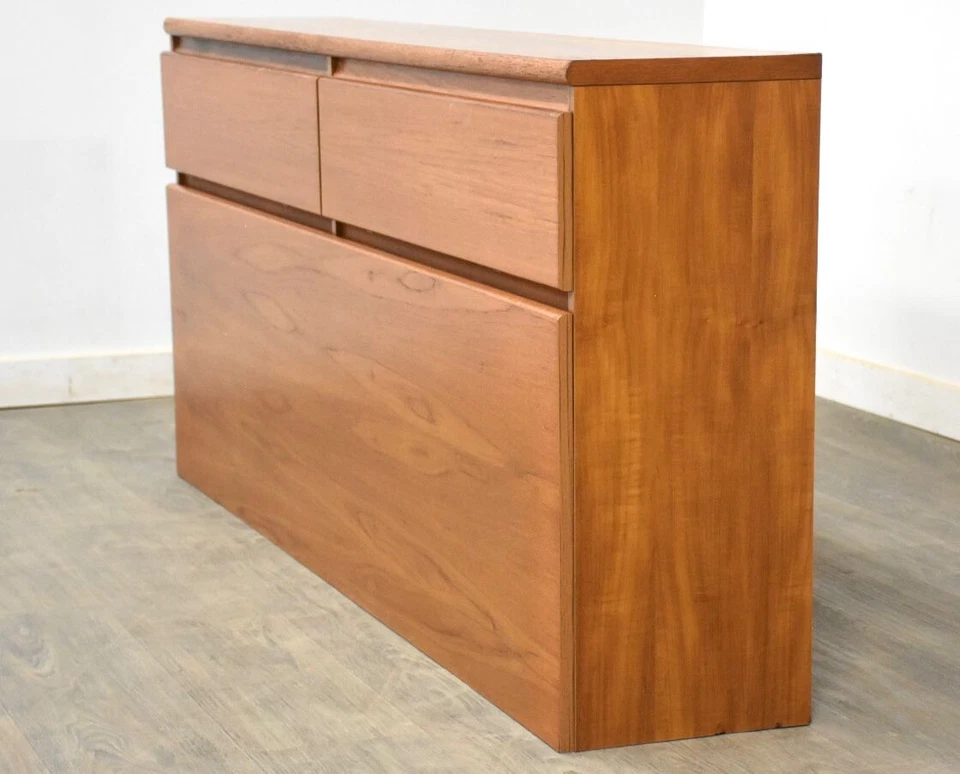 Cabeceira dinamarquesa moderna de teca queen - Imagem 3 de 4