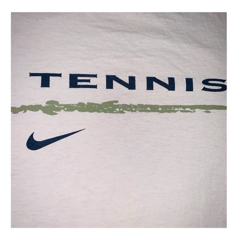 Vintage Nike Tennis T-Shirt Made In USA White Tag Herren Large It Takes Guts Rare - Bild 4 von 12
