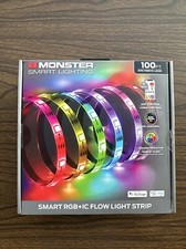 Smart Lighting 100 Foot Smart RGB IC Flow LED Light Strip, Sound Reactive Razer