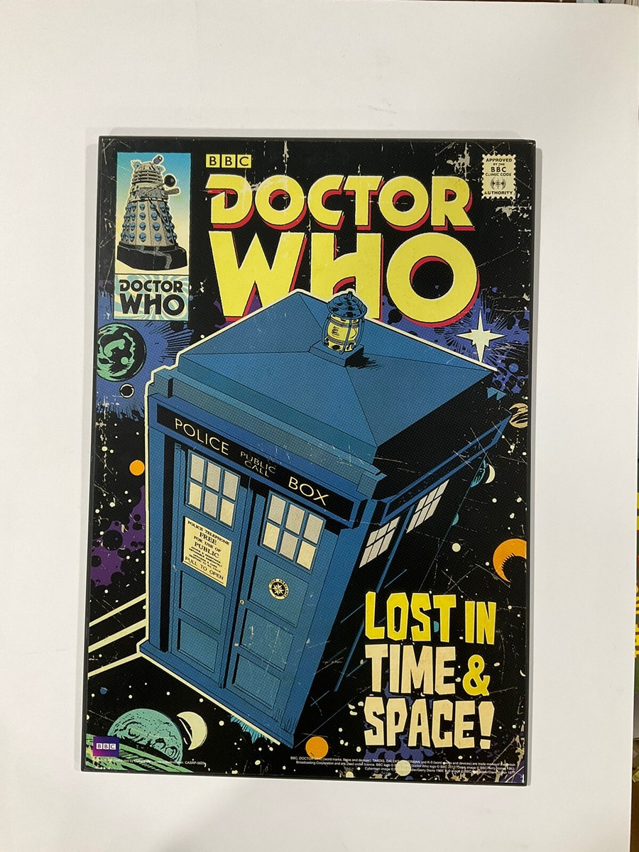 Doctor Who Lost In Time and Space Wall Art print sign plaque
