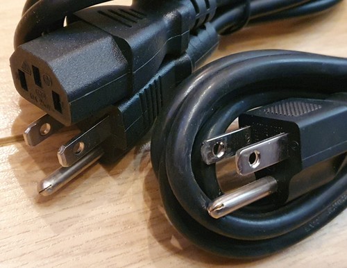 Job lot 13 x Kettle Lead UK EU USA Mains Power Plug Cable Cord for PC Monitor TV - Picture 4 of 6