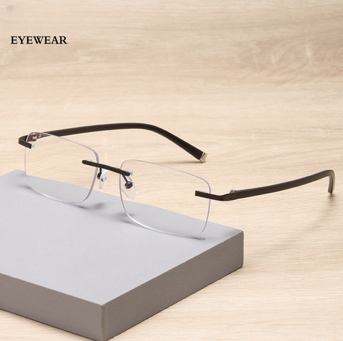 Randlose photochrome Gleitsicht Lesebrille für Herren Outdoor Sonnenbrille Neu - Bild 10 von 21