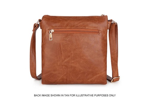 Ladies Cross Body Messenger Over Shoulder Bag Satchel Womens Handbag Twist Lock - Picture 201 of 851