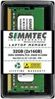 Simmtec RAM 32GB (2x16GB) DDR4 3200MHz SODIMM PC4-25600 (PC4-3200AA) CL22 1.2V