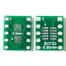 10PCS SOT23 SSOP10 MSOP10 DIP10 0.5/0.95mm Adapter Breakout PCB Converter Board