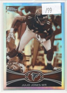 2012 Topps Chrome Julio Jones Sepia Refractor 05/99