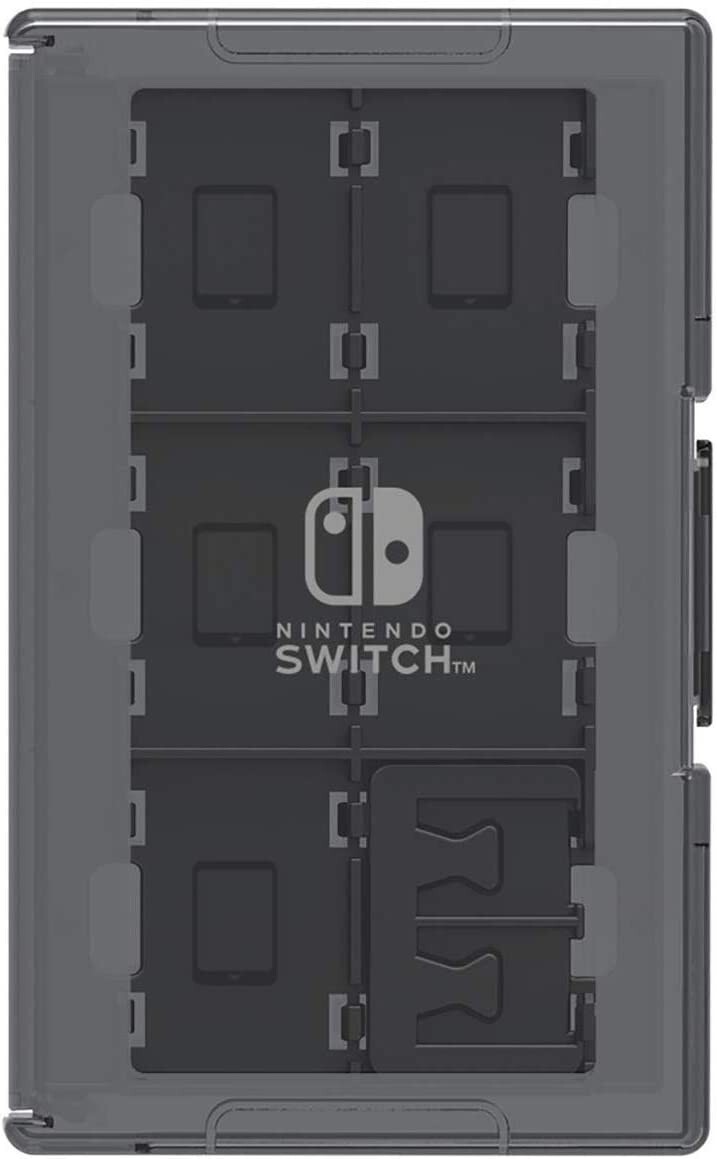 【美品】Nintendo Switch グレー 本体 HORI社製ケースおまけ HORI Game Card Case Only 24 for Switch Officially Licensed