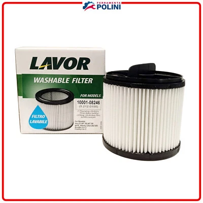 LAVORWASH LAVOR FILTRO LAVABILE 10001-08246 RICAMBIO ASPIRAPOLVERE TRENTA VENTI 5.212.0155