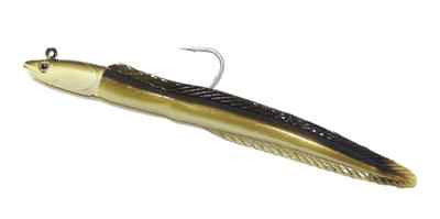 anguilla esca artificiale amo piombata 70g pesca spinning serra siluro barracuda