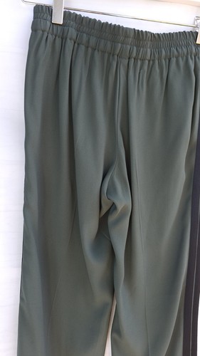 Pantalón ZADIG & VOLTAIRE POEME CREPE PANT Talla 34 US XS Verde Negro Venta al por menor $348 - Imagen 7 de 13