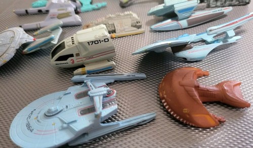Star Trek Galoob Micro Machines Lot Enterprise Klingon Federation Ship Ferengi - Picture 3 of 21