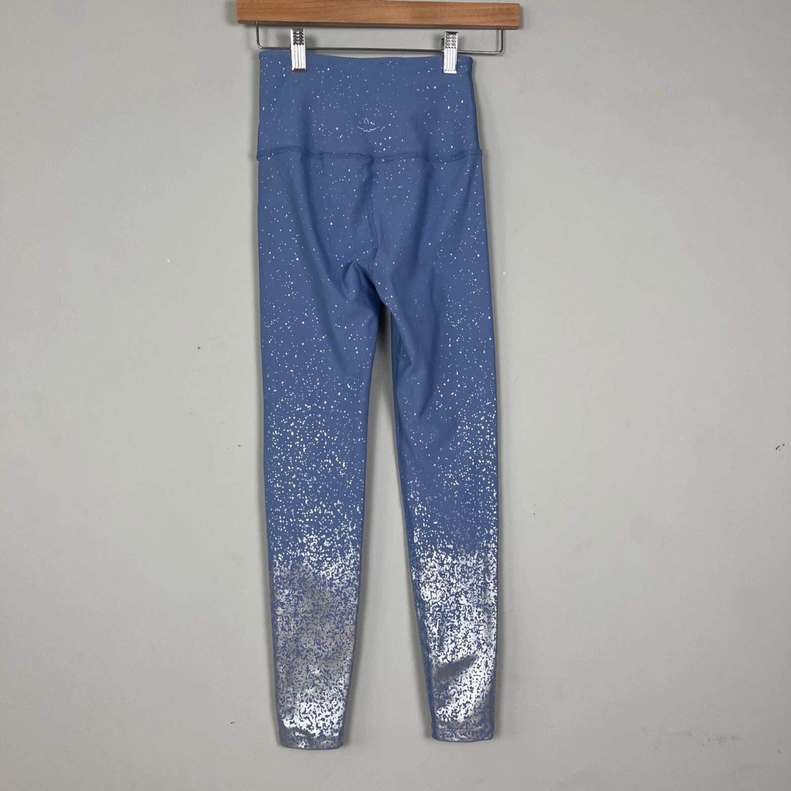 beyond-yoga alloy ombre midi metallic workout gym leggings