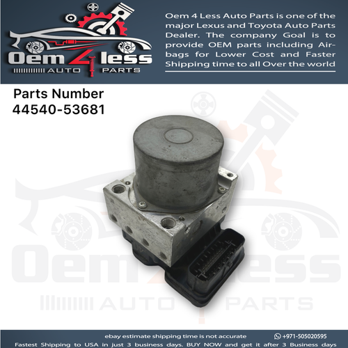 Lexus IS200T ABS Anti-Lock Brake Assembly 2017 OEM 44540-53681 - Picture 8 of 8