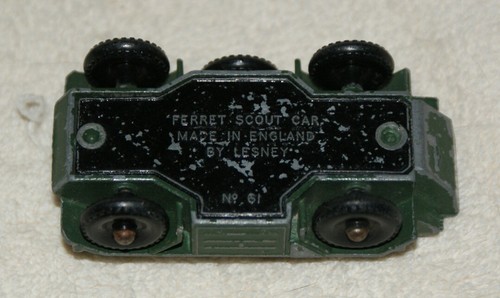 Ferret Scout Car No 61 Lesney Matchbox Series - Picture 5 of 5