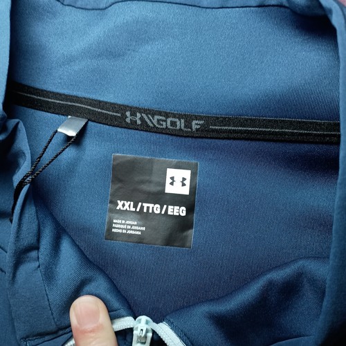 Neu UA Storm Evolution Daytona Herren 1/2 Zip Golf Pullover 1379742-469 2XL - Bild 2 von 9