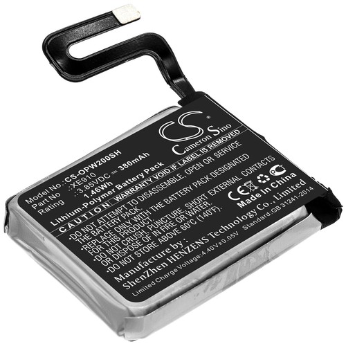Batterie Li-Polymer 380mAh type XE910 pour OPPO Watch 46mm - Photo 2 sur 4