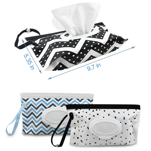3 Pack Baby Wipes Dispenser Portable Reusable Travel Holder - Picture 6 of 7