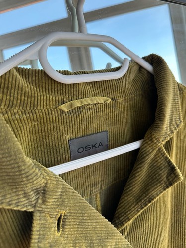 Vintage OSKA Corduroy Olive Jacket Women’s Size M - Picture 4 of 14